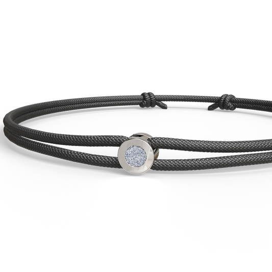 Bracelet Solitaire Osmium . Le Cercle N°2