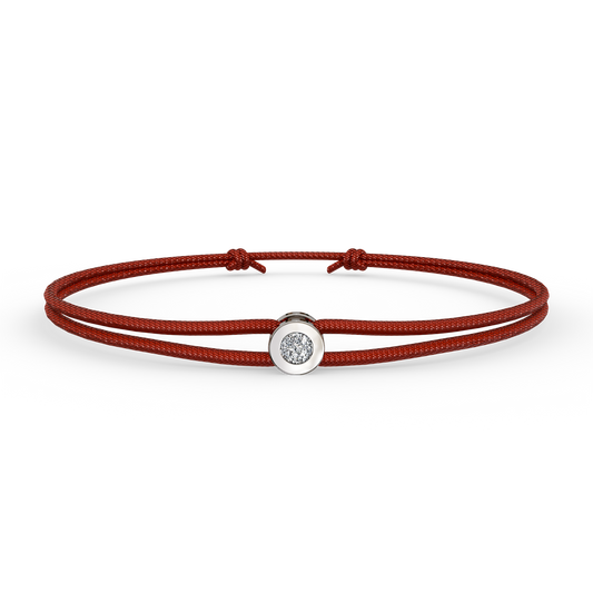 Bracelet Solitaire Osmium . Le Cercle N°2