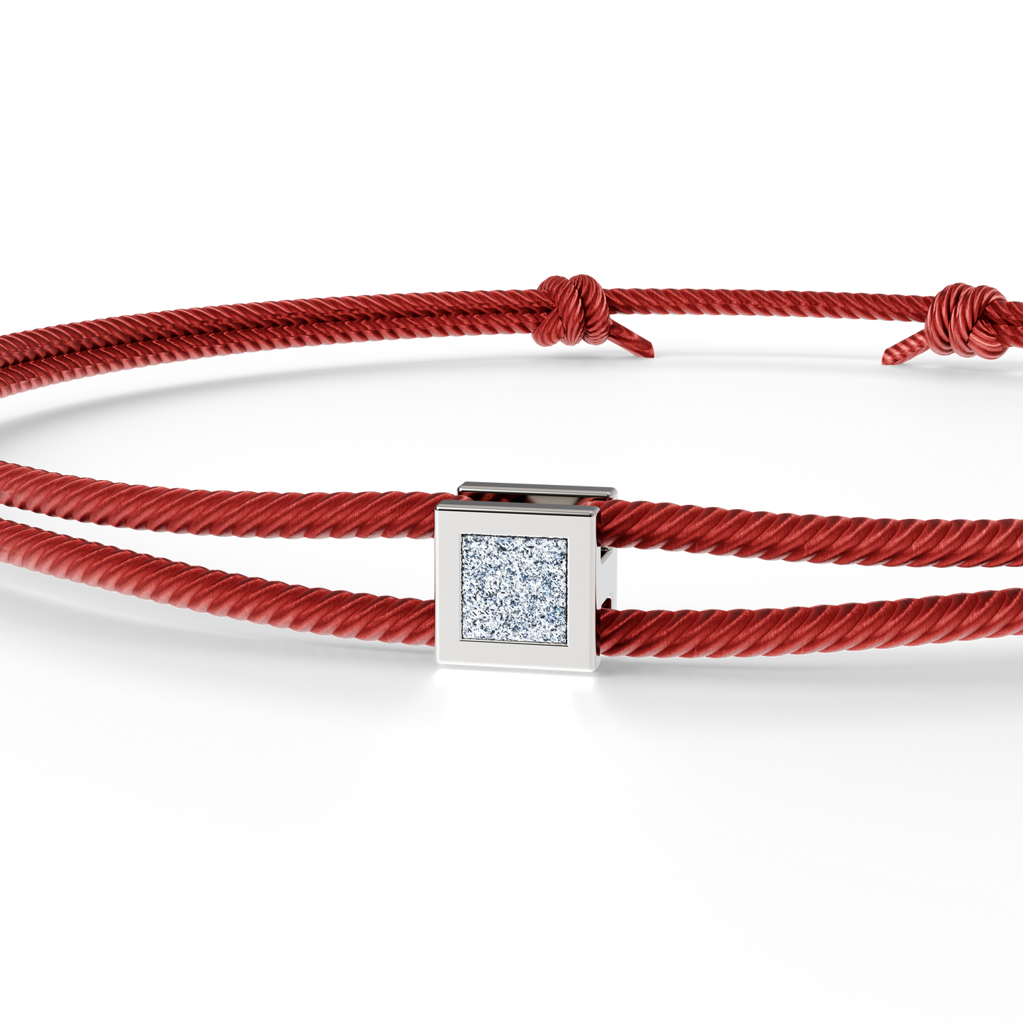 Bracelet Solitaire Osmium . Le Cube N°2