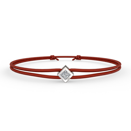 Bracelet Solitaire Osmium . Le Diamant N°2