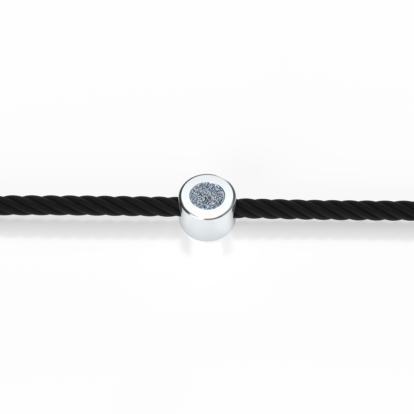 Osmium Solitaire Bracelet . The Circle