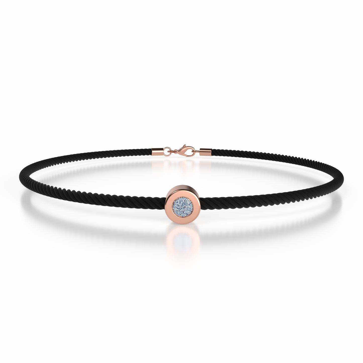 Osmium Solitaire Bracelet . The Circle