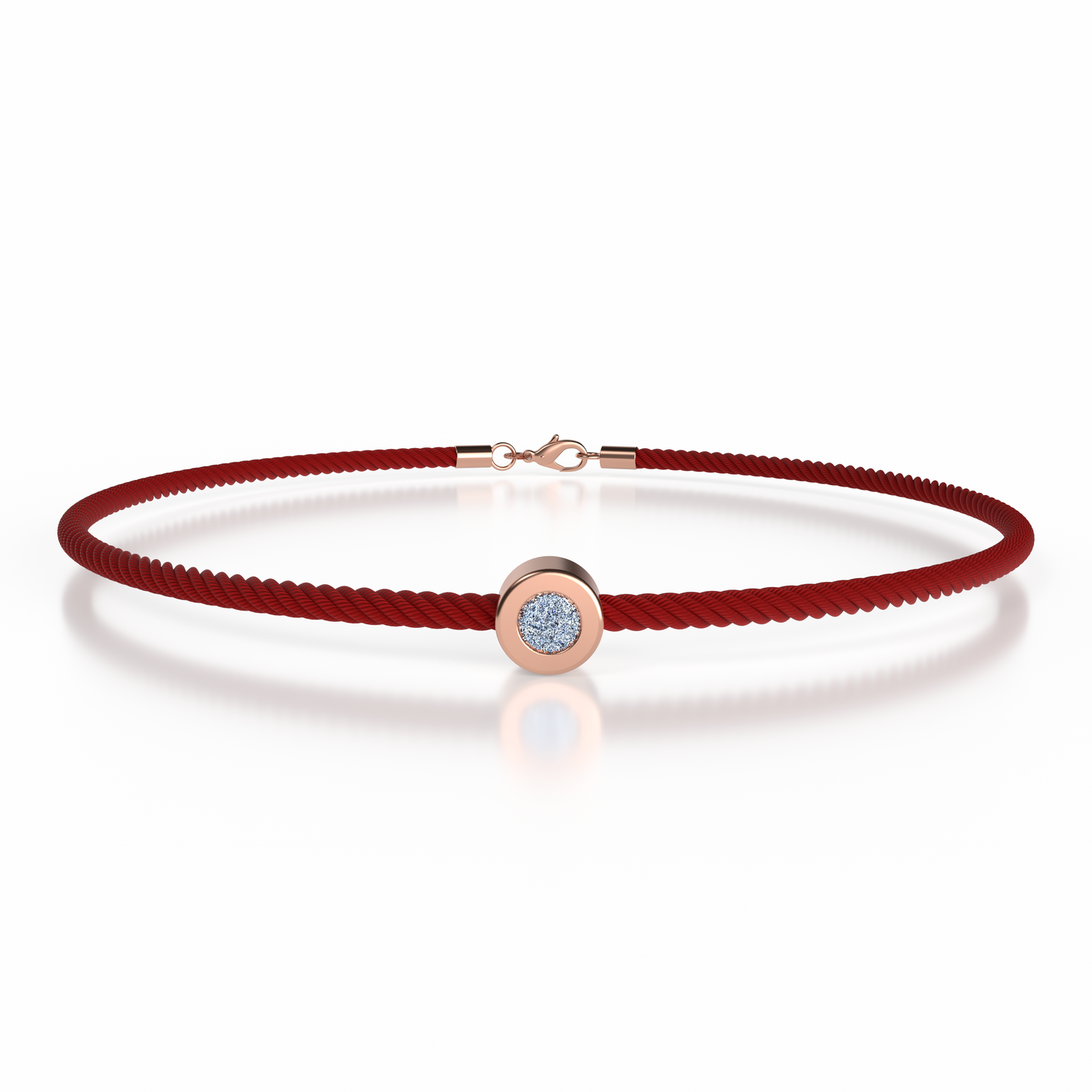 Osmium Solitaire Bracelet . The Circle