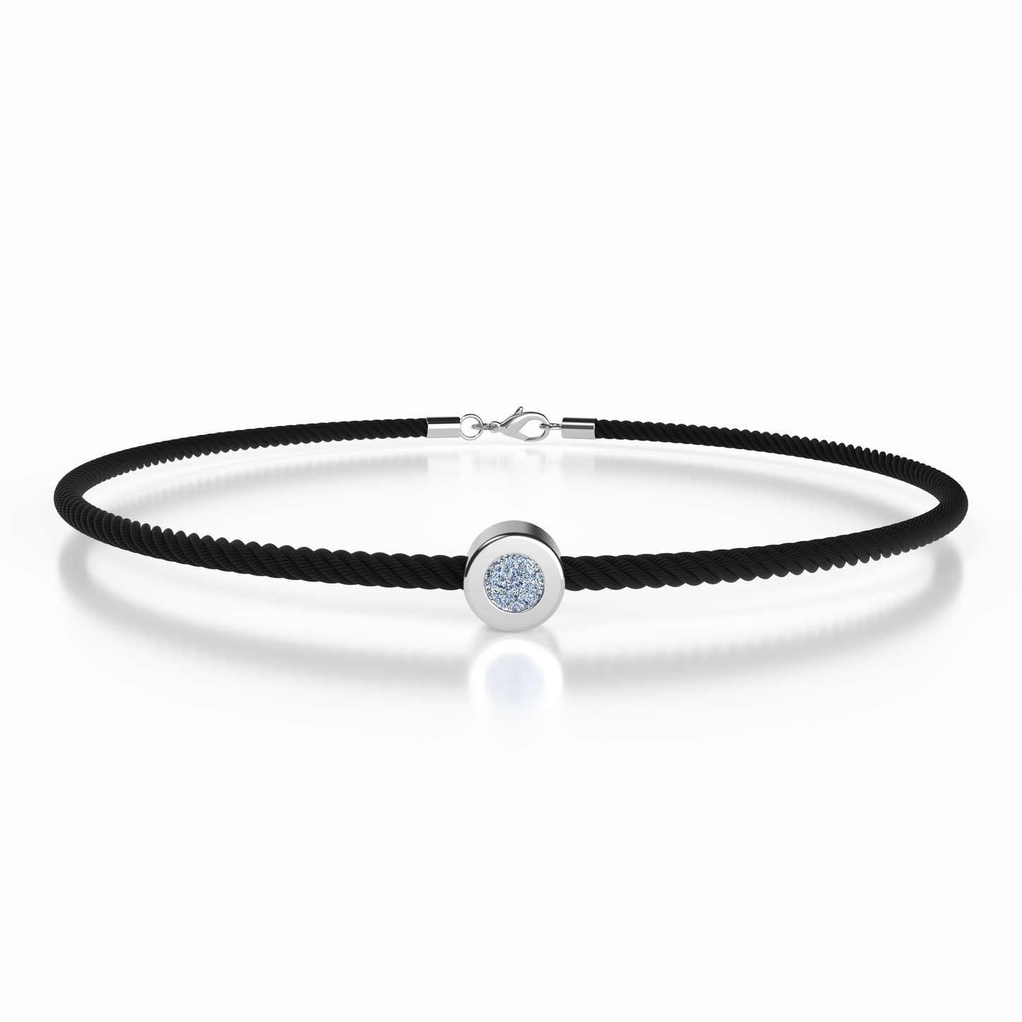 Osmium Solitaire Bracelet . The Circle