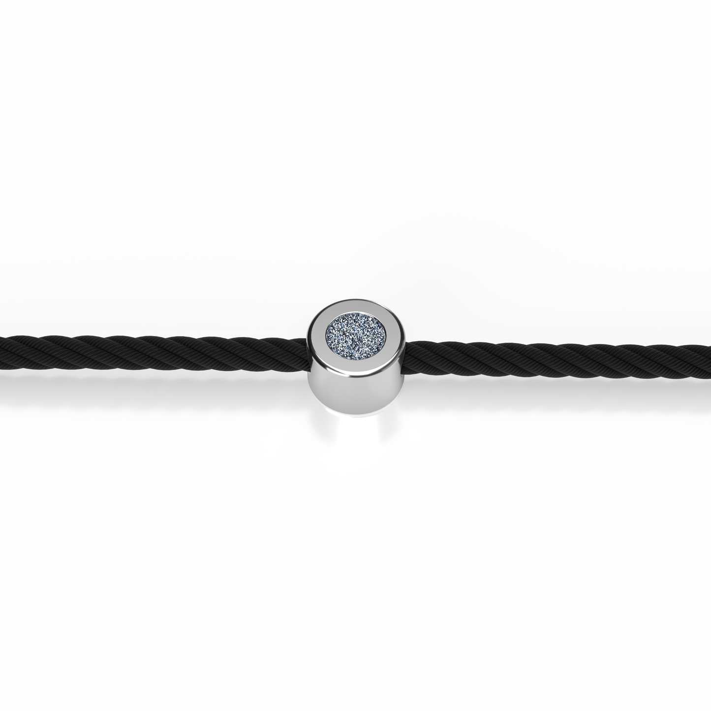 Osmium Solitaire Bracelet . The Circle