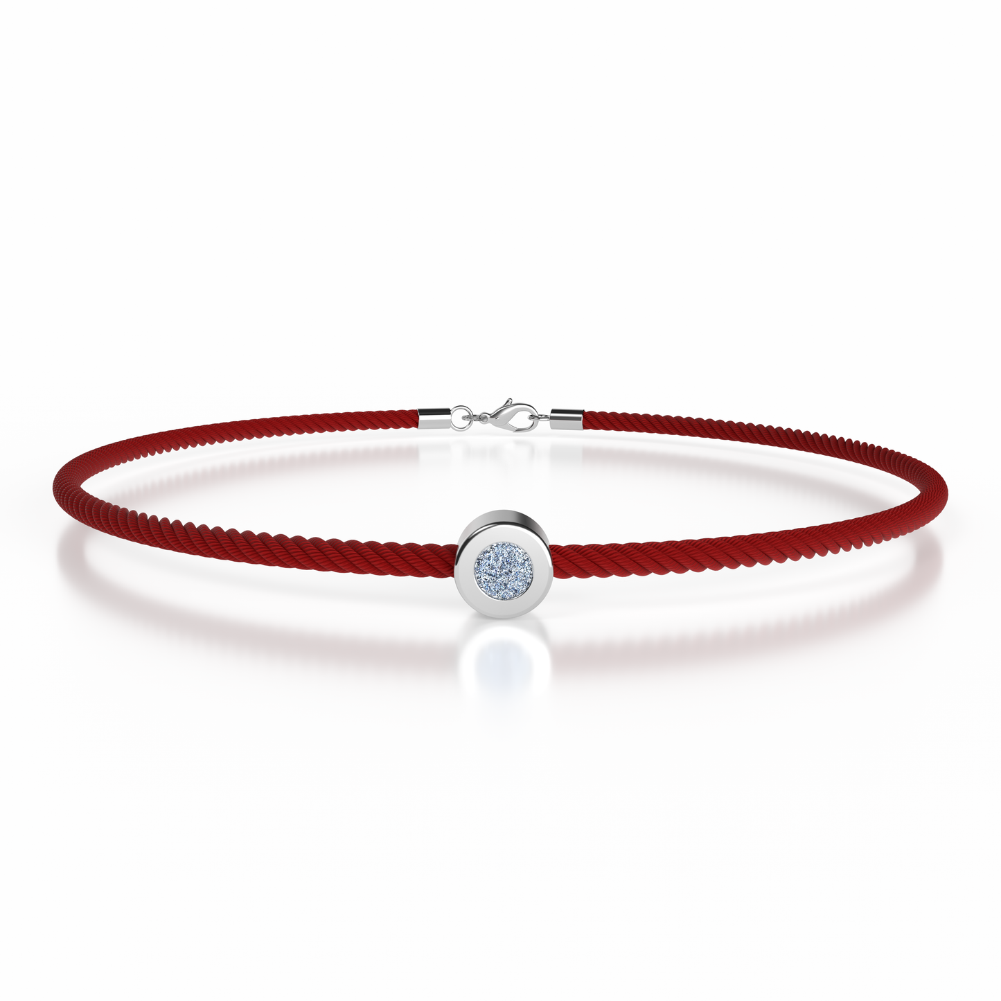 Osmium Solitaire Bracelet . The Circle
