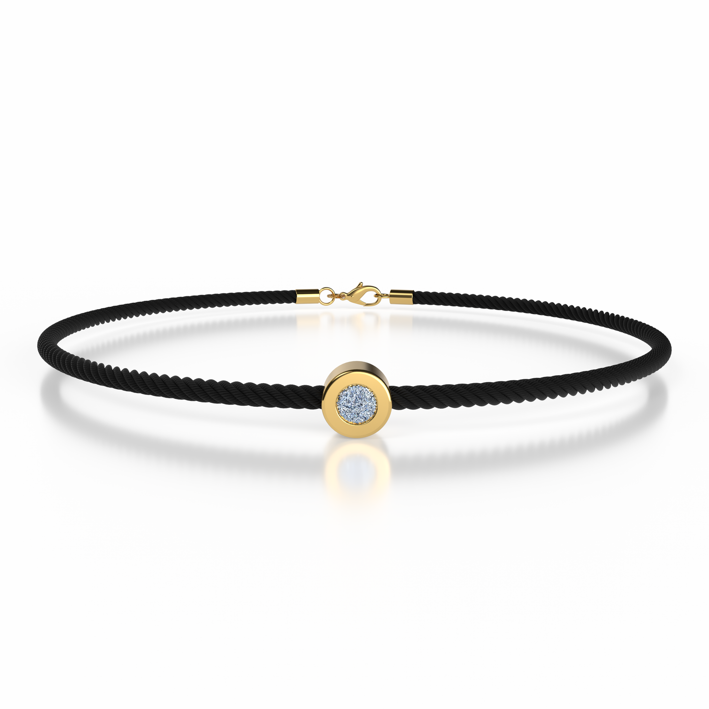 Osmium Solitaire Bracelet . The Circle