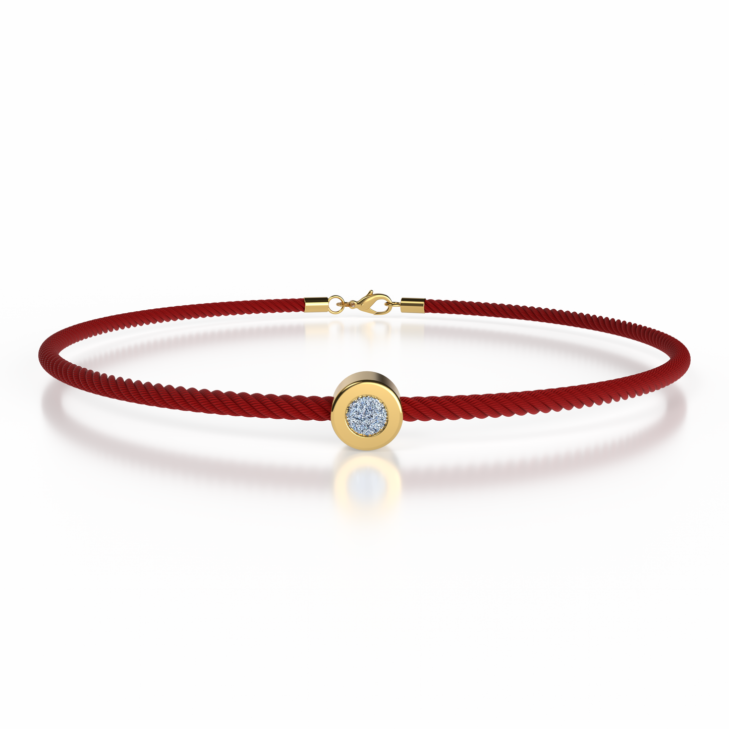 Osmium Solitaire Bracelet . The Circle