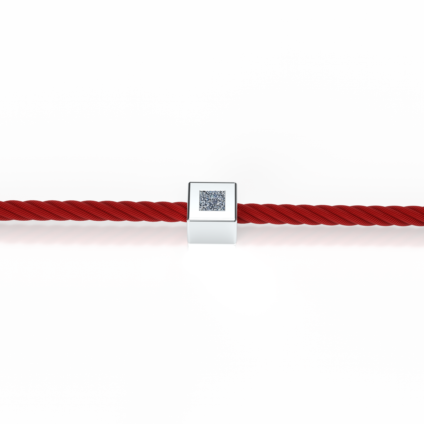 Bracelet Solitaire Osmium . Le Cube