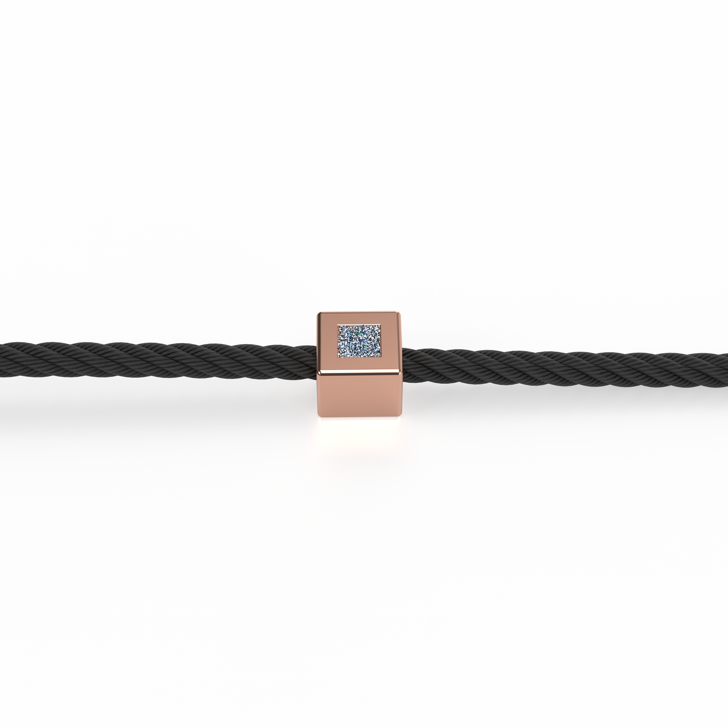 Osmium Solitaire Bracelet . The Cube