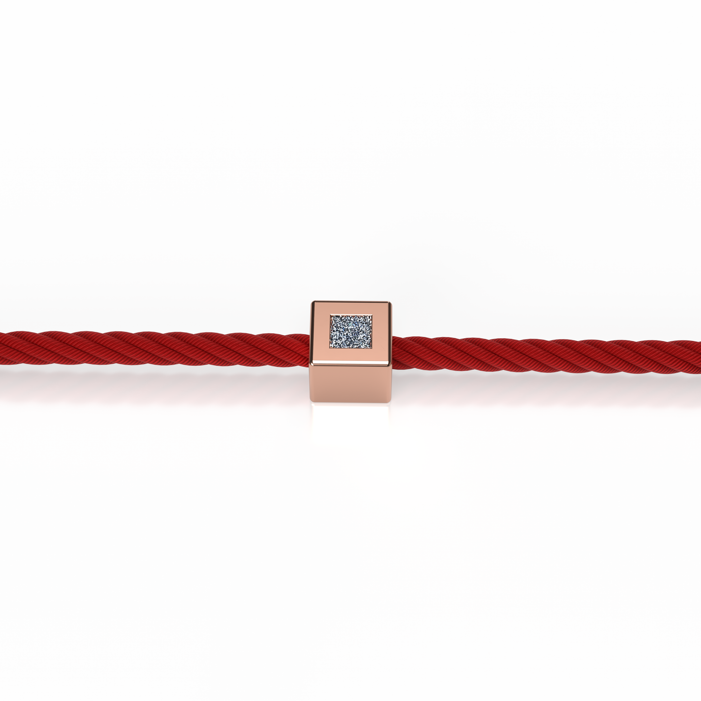 Bracelet Solitaire Osmium . Le Cube