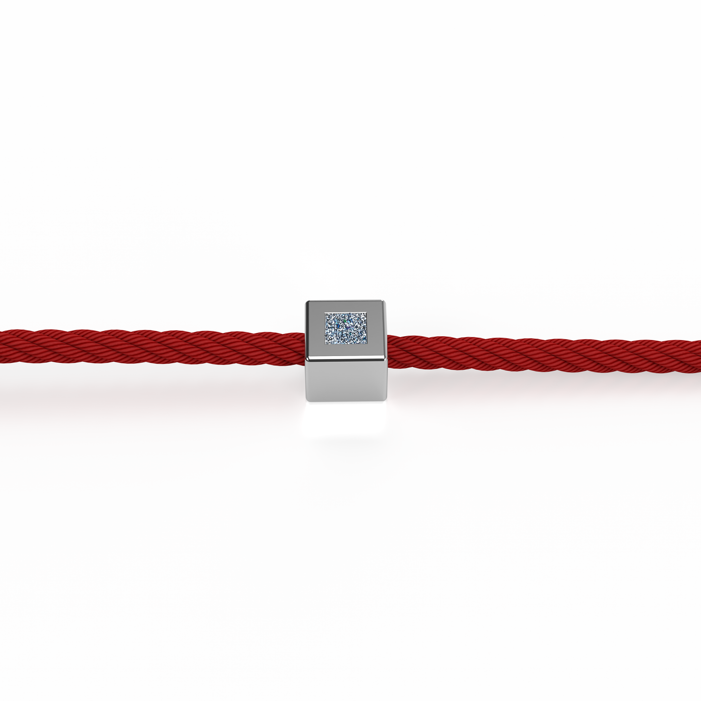 Osmium Solitaire Bracelet . The Cube