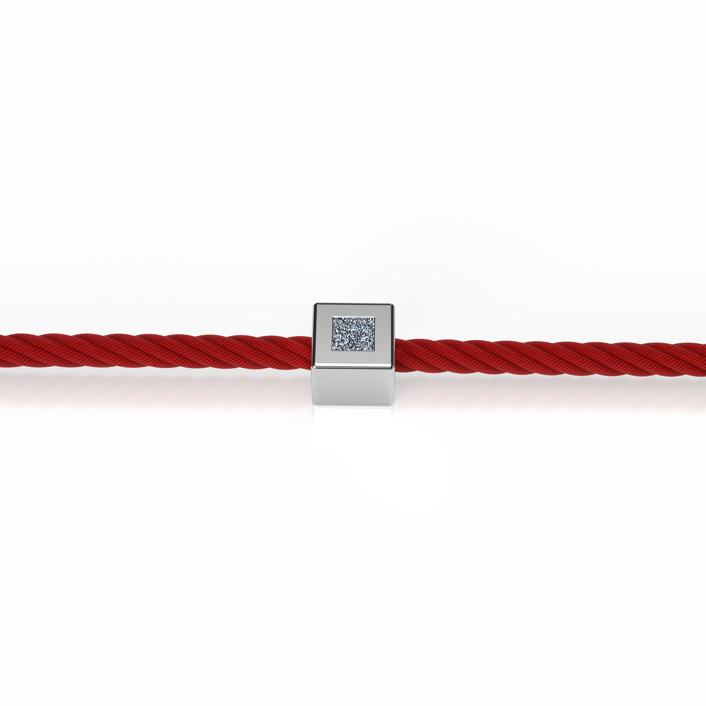 Bracelet Solitaire Osmium . Le Cube