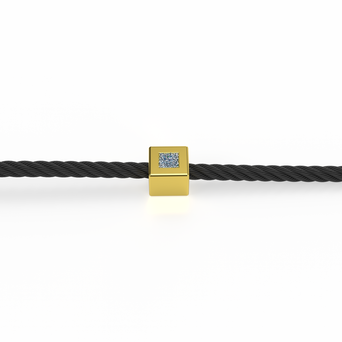Osmium Solitaire Bracelet . The Cube