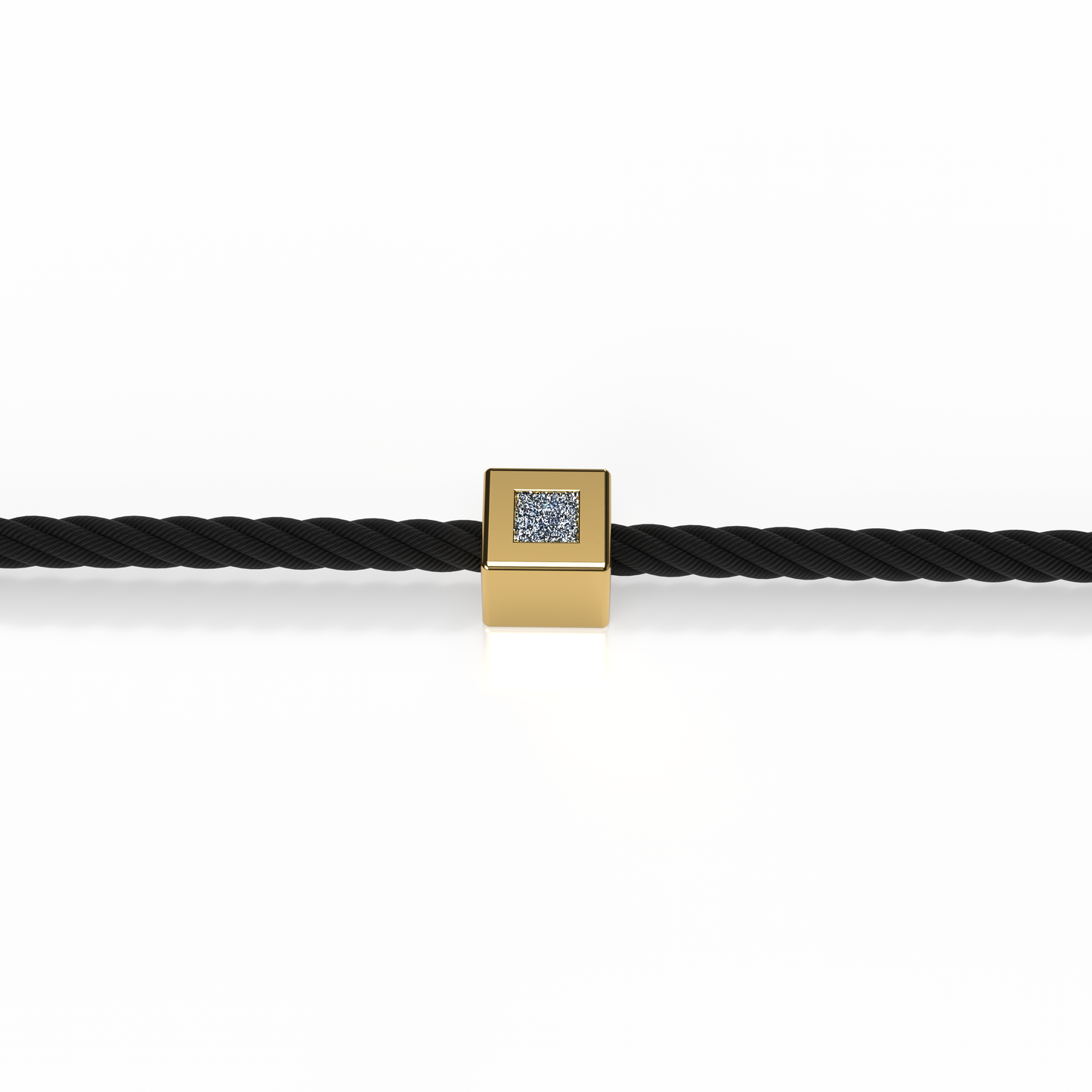 Bracelet Solitaire Osmium . Le Cube