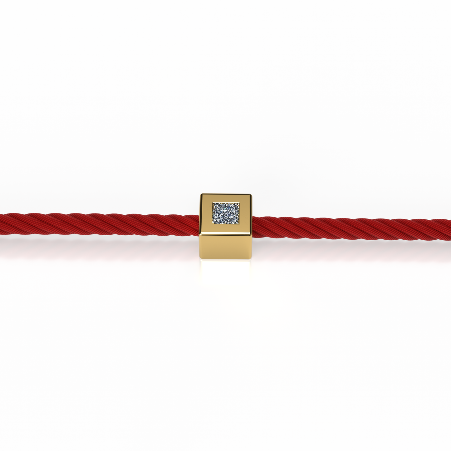 Bracelet Solitaire Osmium . Le Cube
