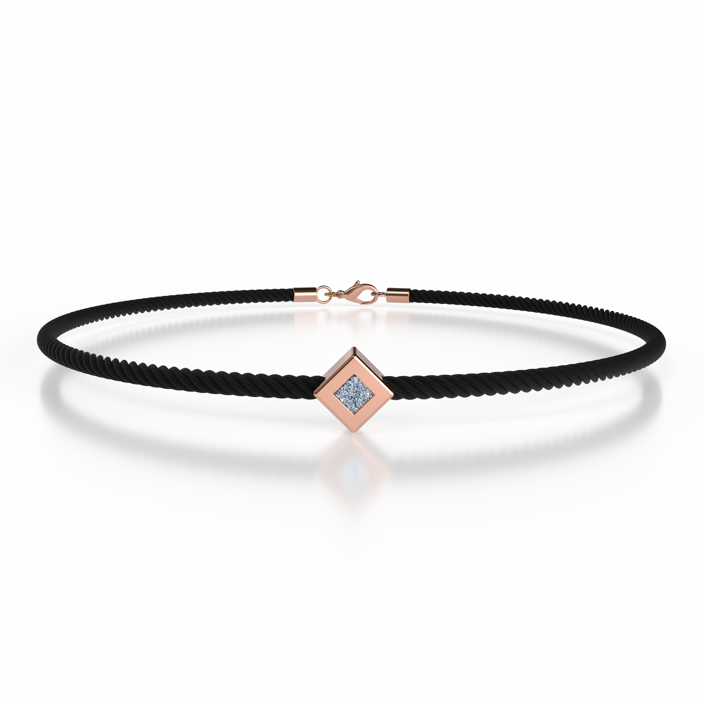 Osmium Solitaire Bracelet . The Diamond