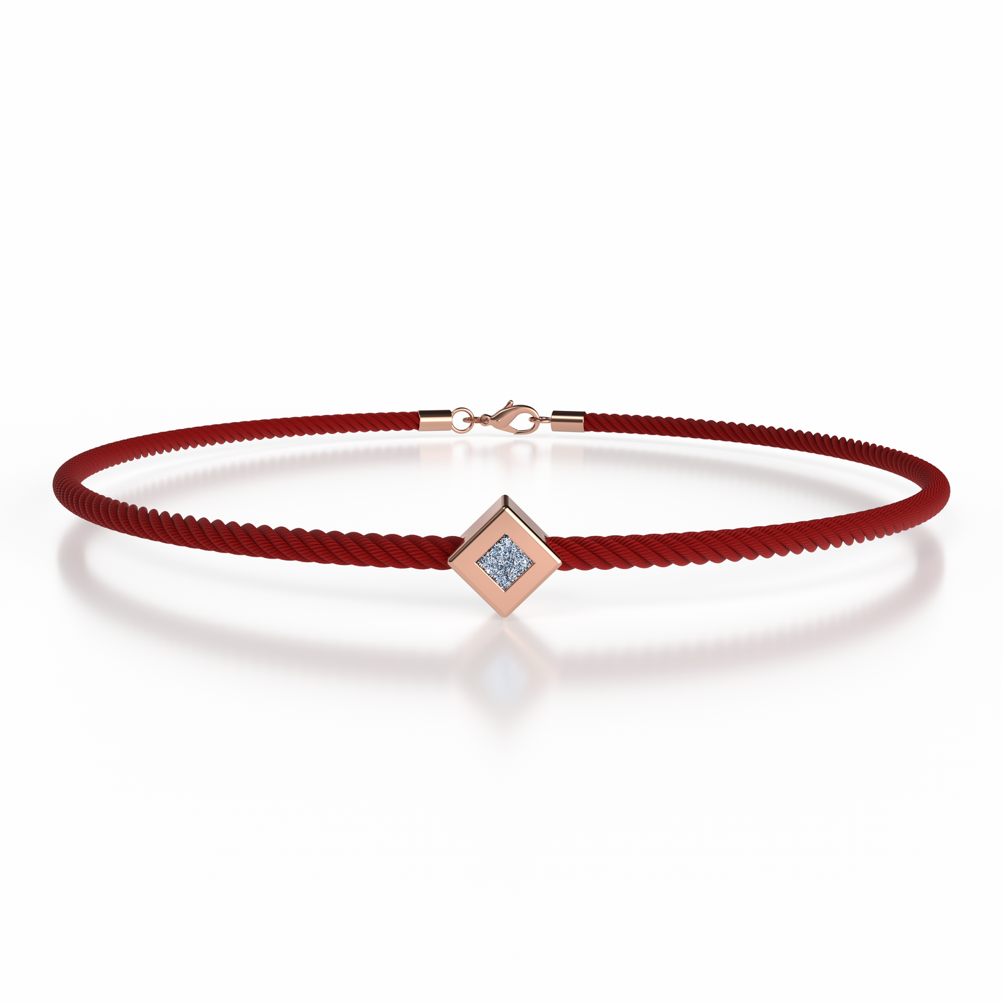 Osmium Solitaire Bracelet . The Diamond