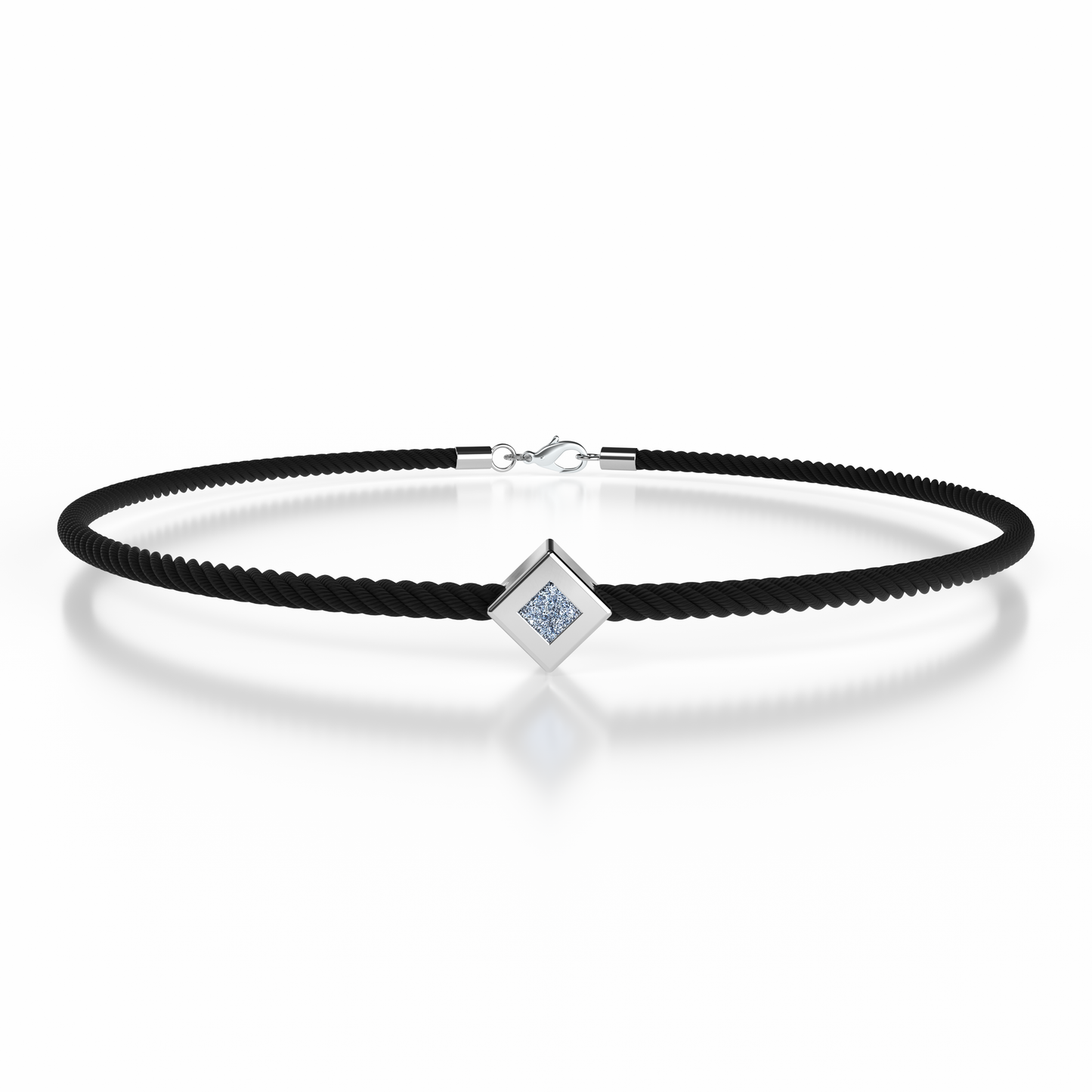 Osmium Solitaire Bracelet . The Diamond
