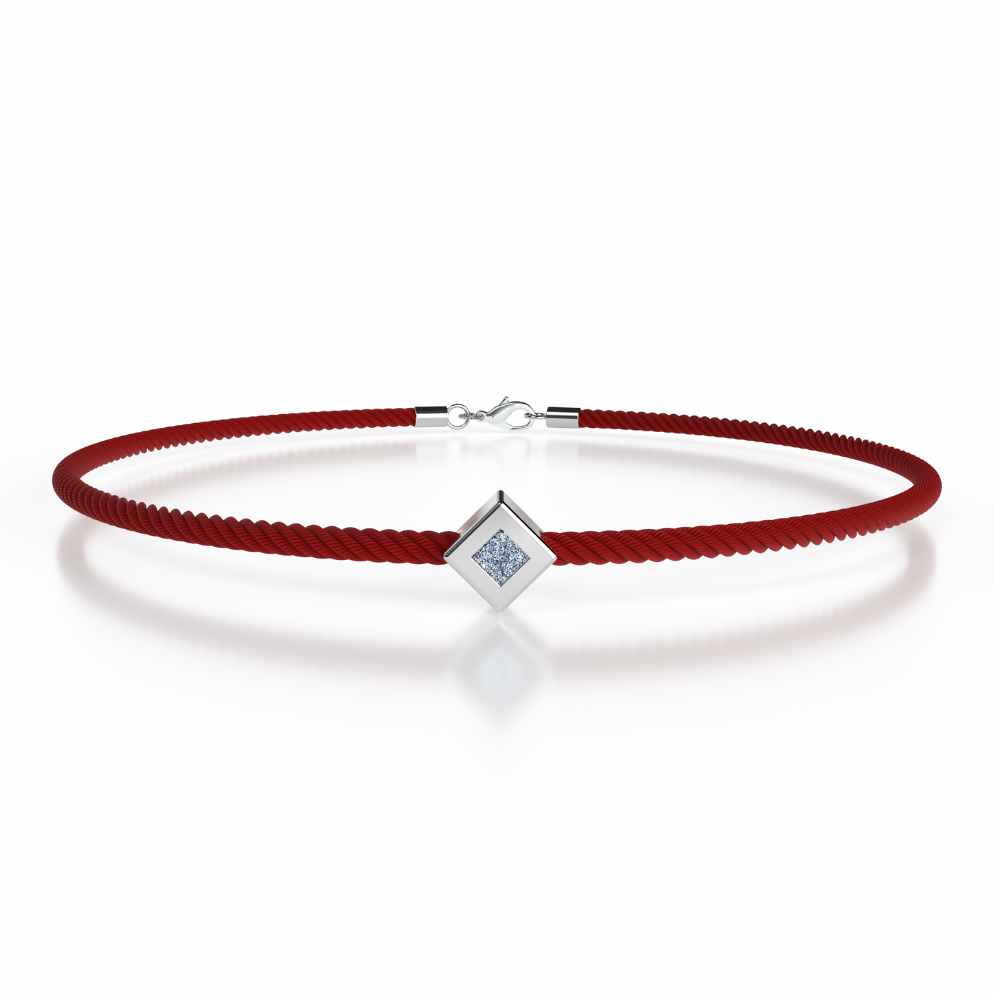 Osmium Solitaire Bracelet . The Diamond