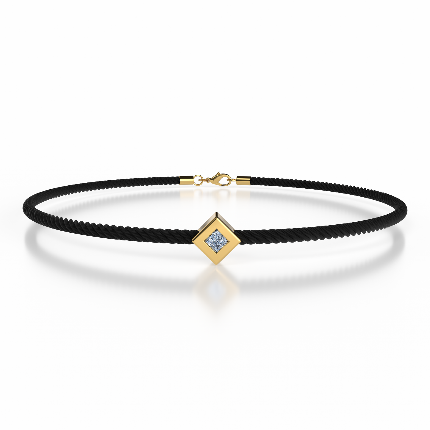 Osmium Solitaire Bracelet . The Diamond