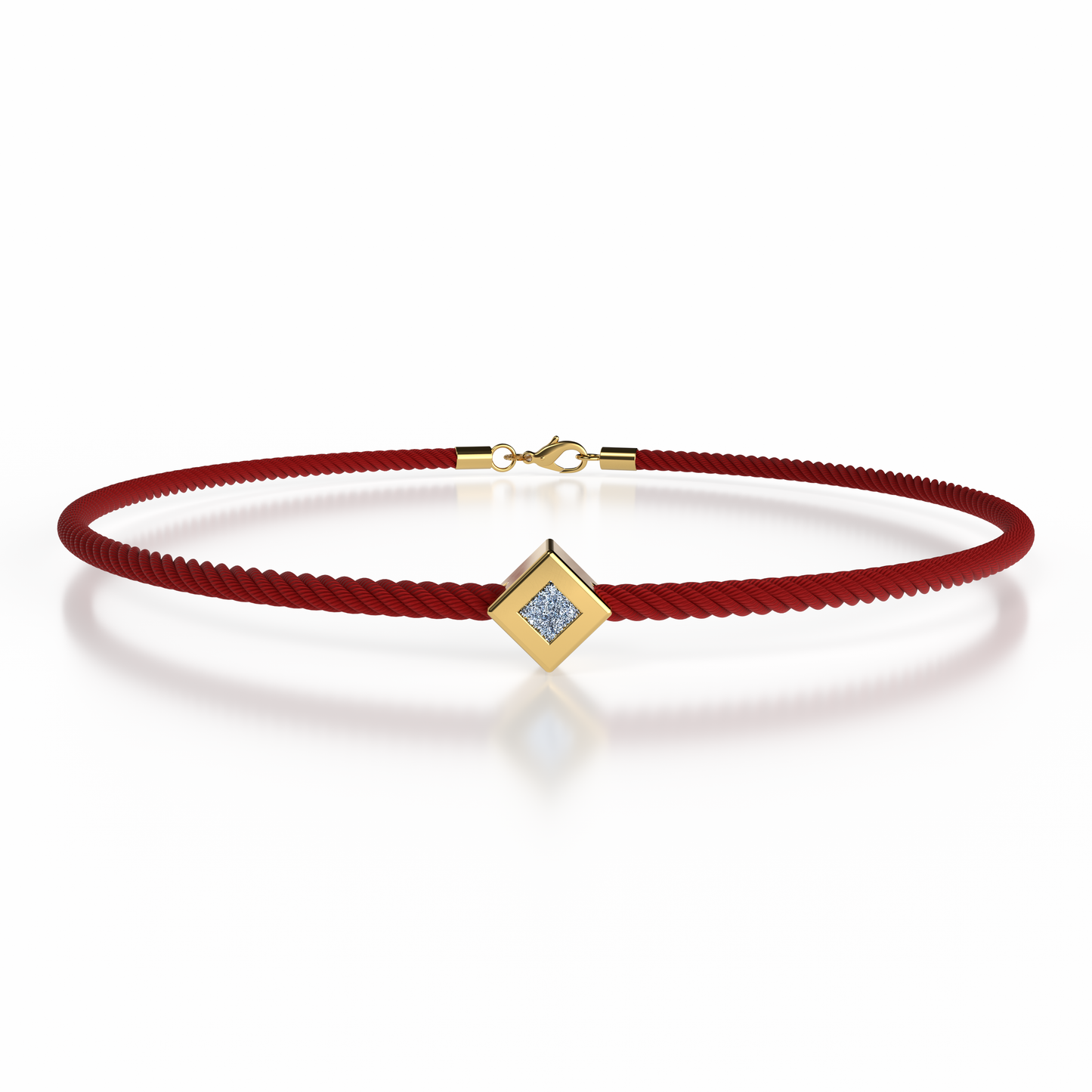 Osmium Solitaire Bracelet . The Diamond