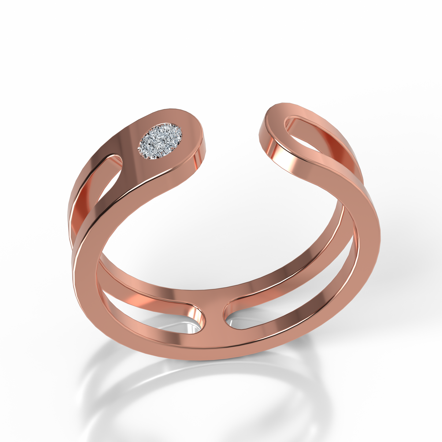 Osmium Adjustable Ring . The Icon