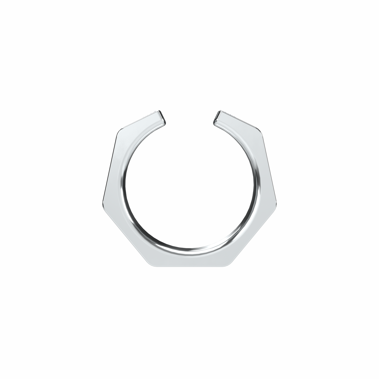 Osmium Adjustable Ring . The Hexagon