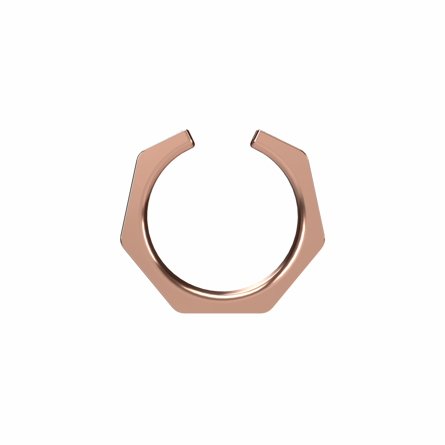 Osmium Adjustable Ring . The Hexagon
