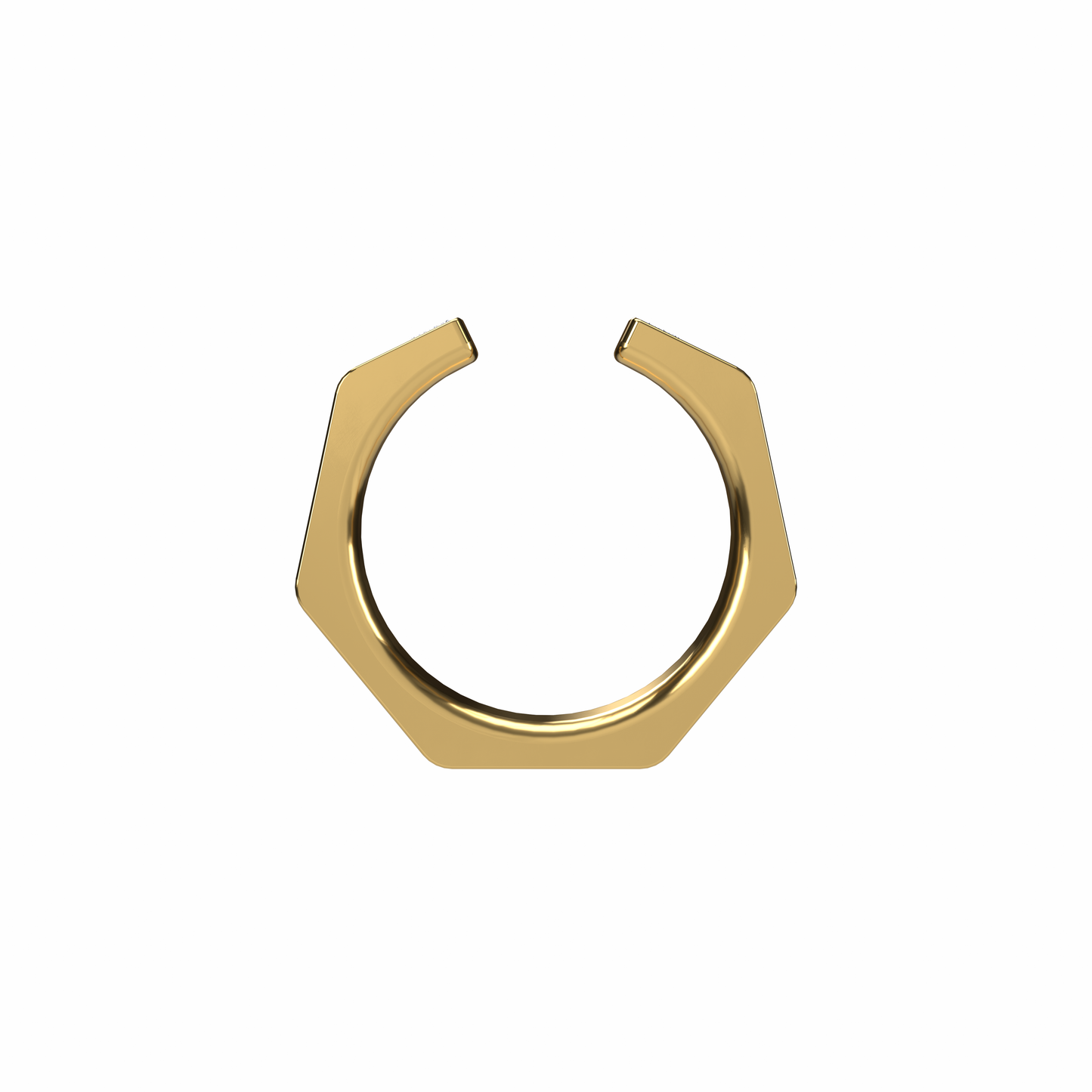 Osmium Adjustable Ring . The Hexagon
