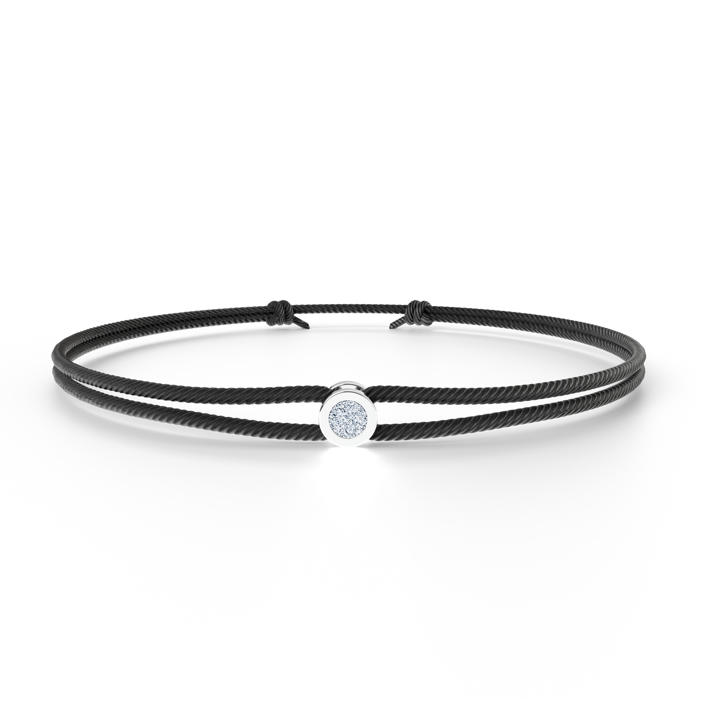 Bracelet Solitaire Osmium . Le Cercle N°2
