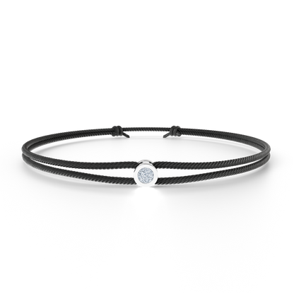 Bracelet Solitaire Osmium . Le Cercle N°2