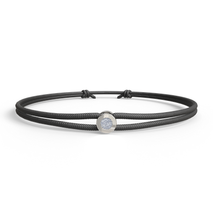 Bracelet Solitaire Osmium . Le Cercle N°2