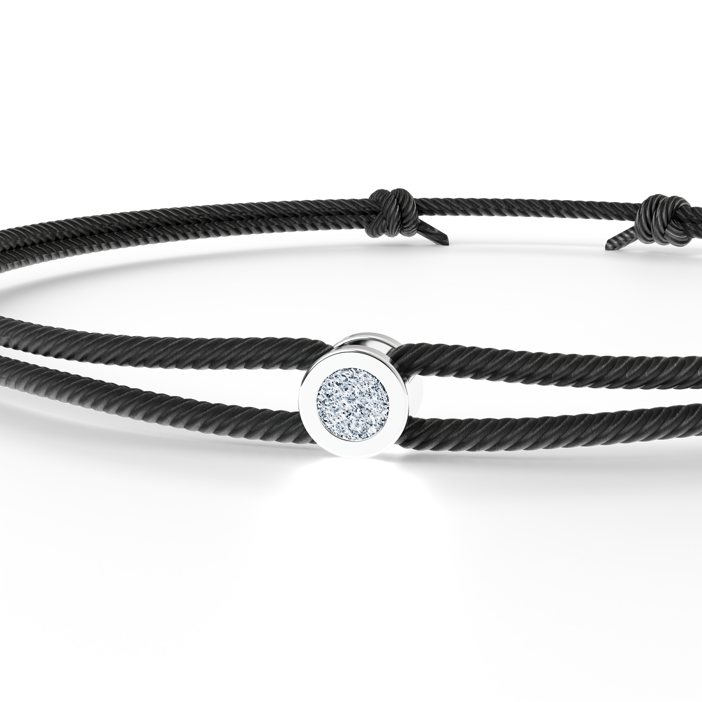 Bracelet Solitaire Osmium . Le Cercle N°2
