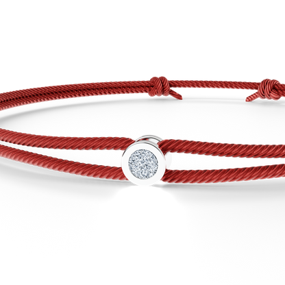 Bracelet Solitaire Osmium . Le Cercle N°2