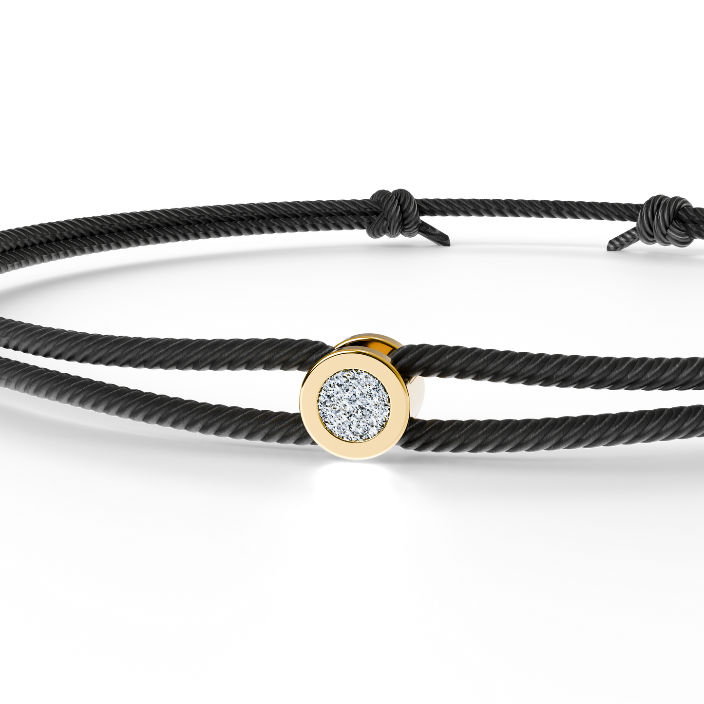 Bracelet Solitaire Osmium . Le Cercle N°2