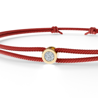 Bracelet Solitaire Osmium . Le Cercle N°2