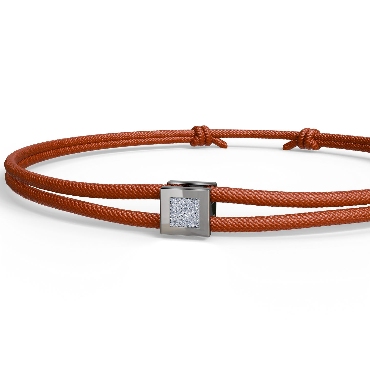 Bracelet Solitaire Osmium . Le Cube N°2