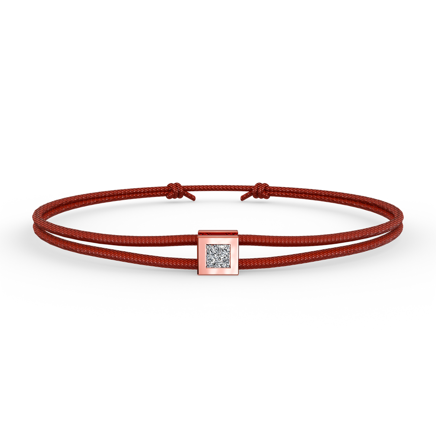 Bracelet Solitaire Osmium . Le Cube N°2