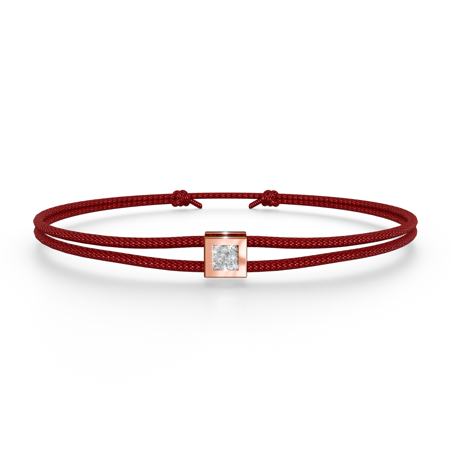 Bracelet Solitaire Osmium . Le Cube N°2