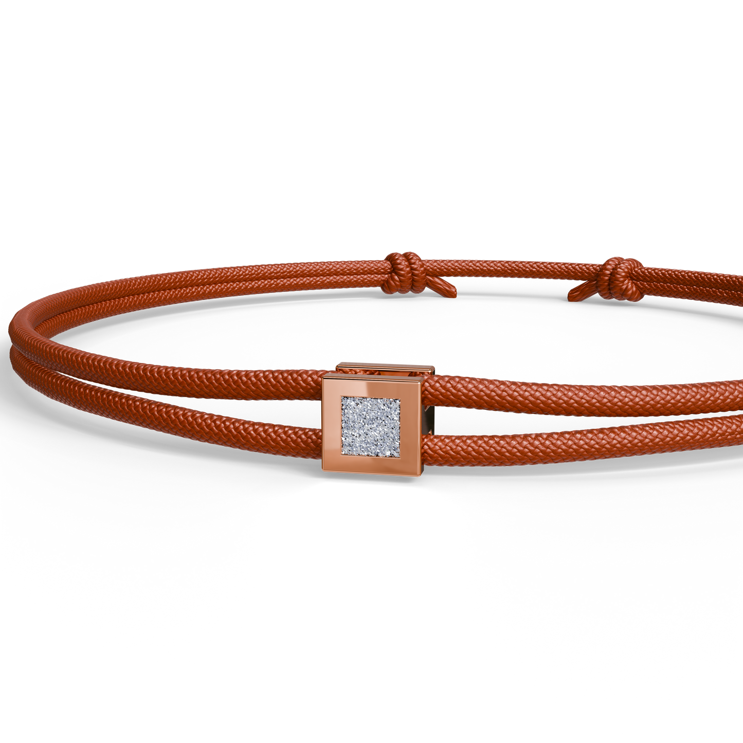 Bracelet Solitaire Osmium . Le Cube N°2