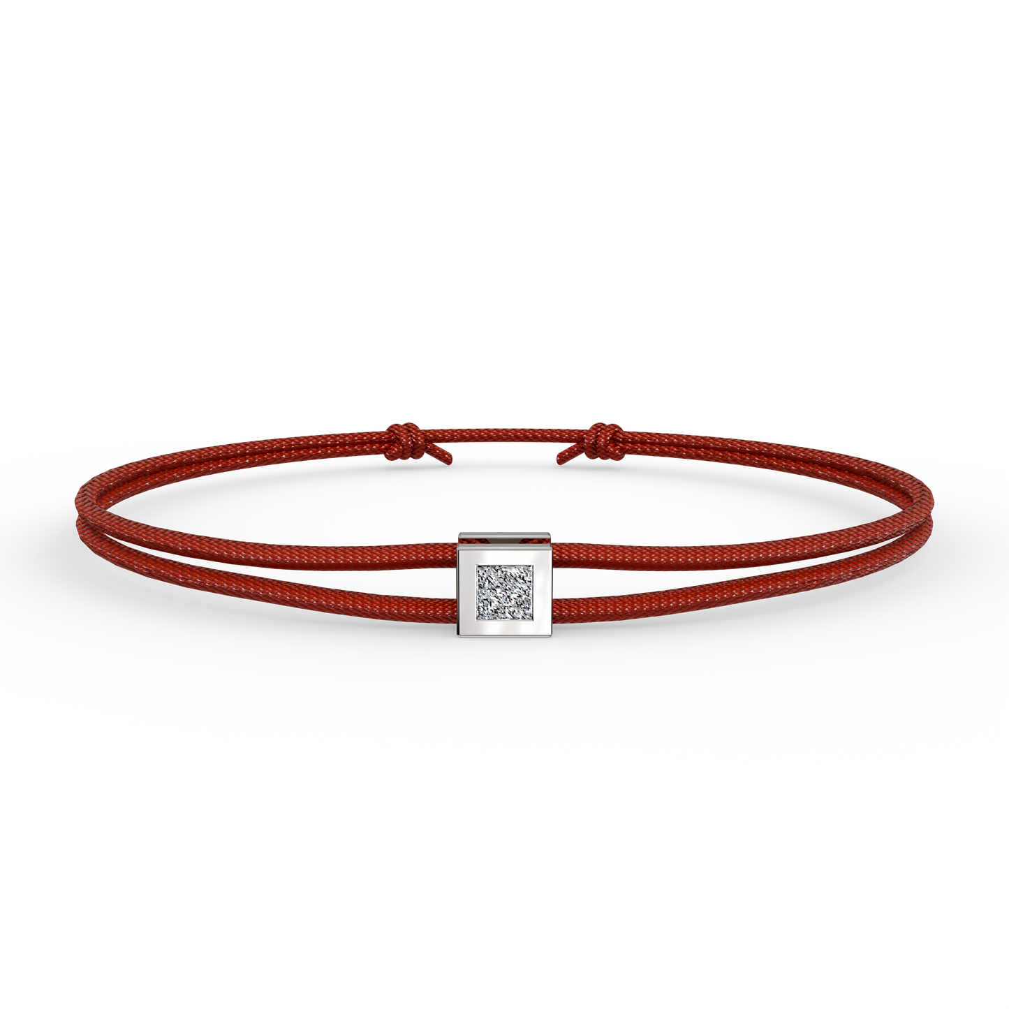 Bracelet Solitaire Osmium . Le Cube N°2