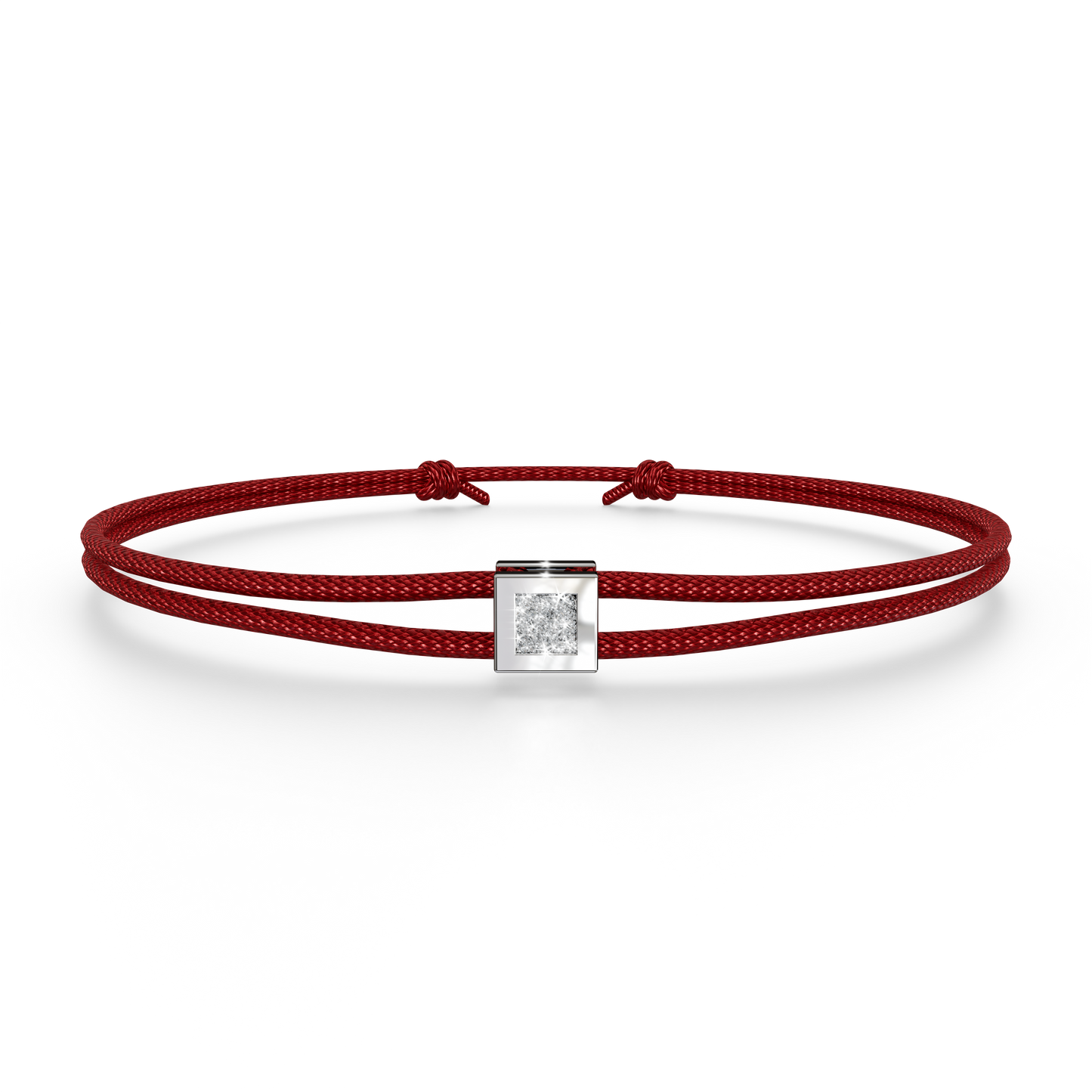 Bracelet Solitaire Osmium . Le Cube N°2