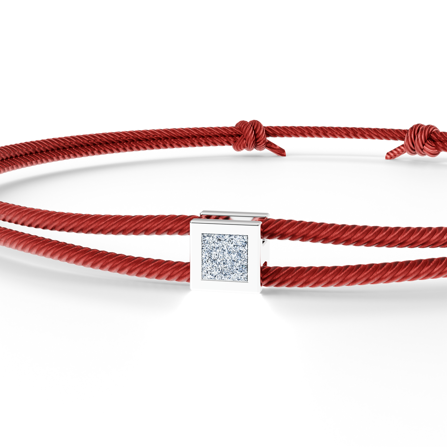 Bracelet Solitaire Osmium . Le Cube N°2