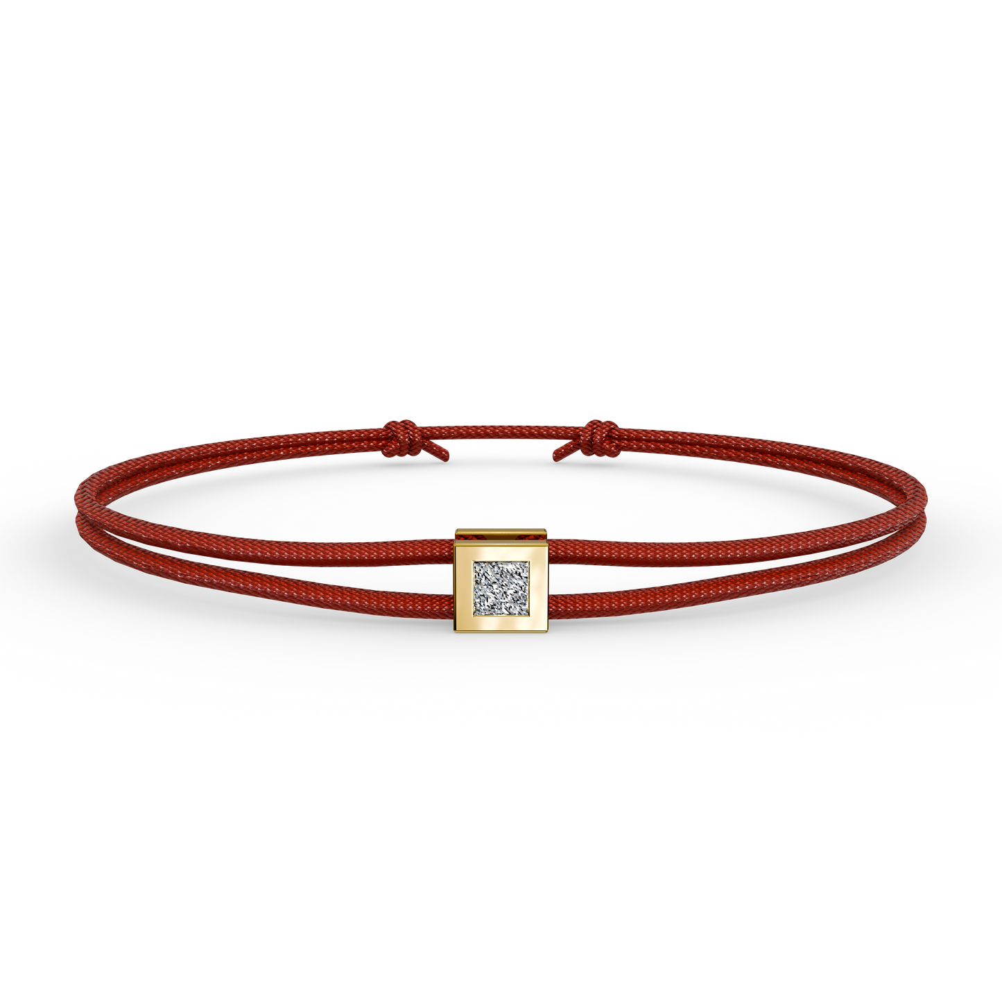 Bracelet Solitaire Osmium . Le Cube N°2
