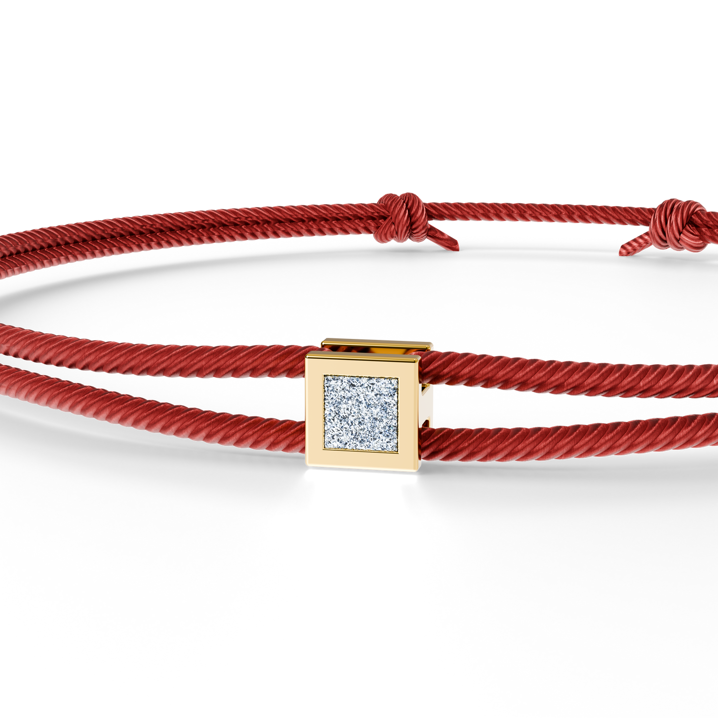 Bracelet Solitaire Osmium . Le Cube N°2