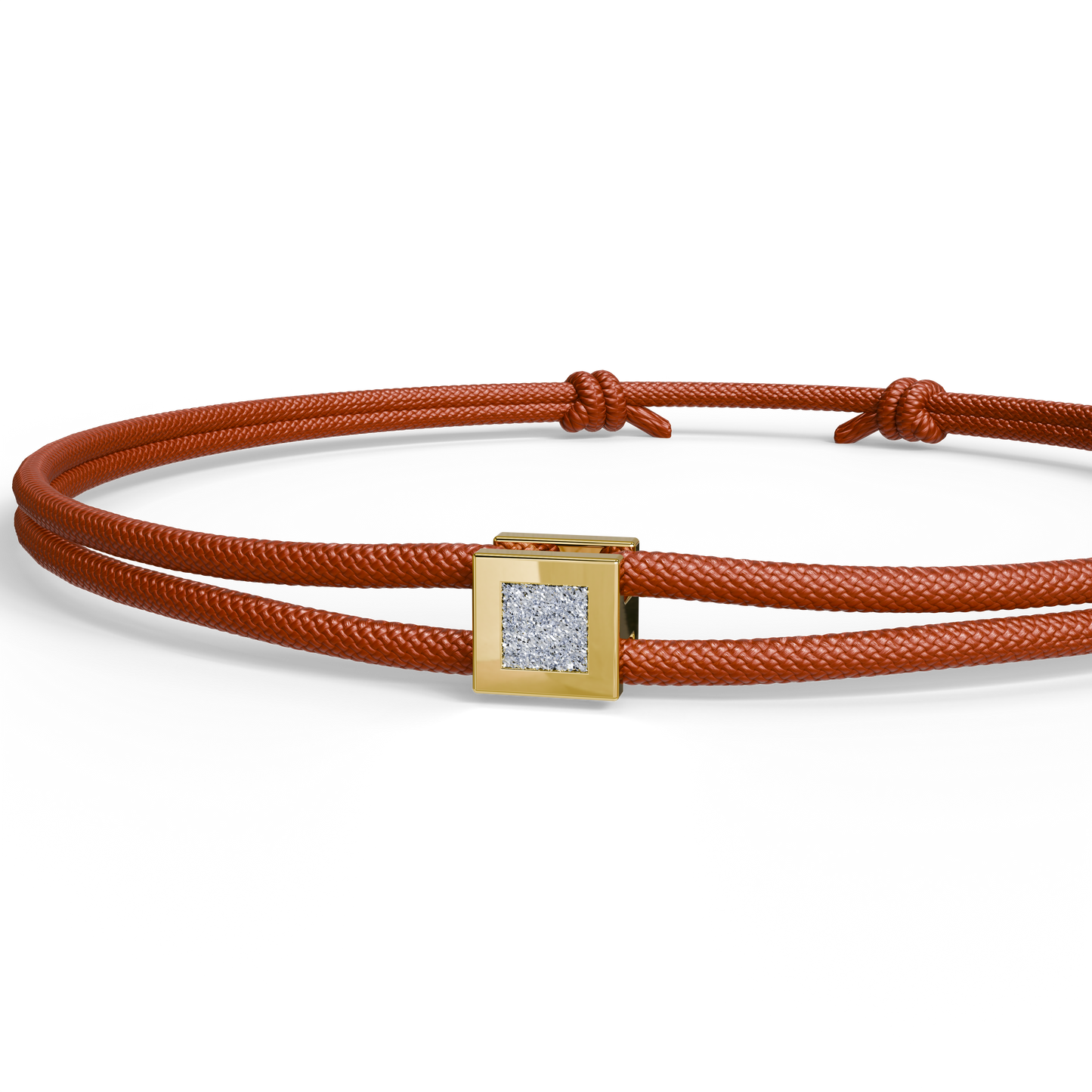 Bracelet Solitaire Osmium . Le Cube N°2