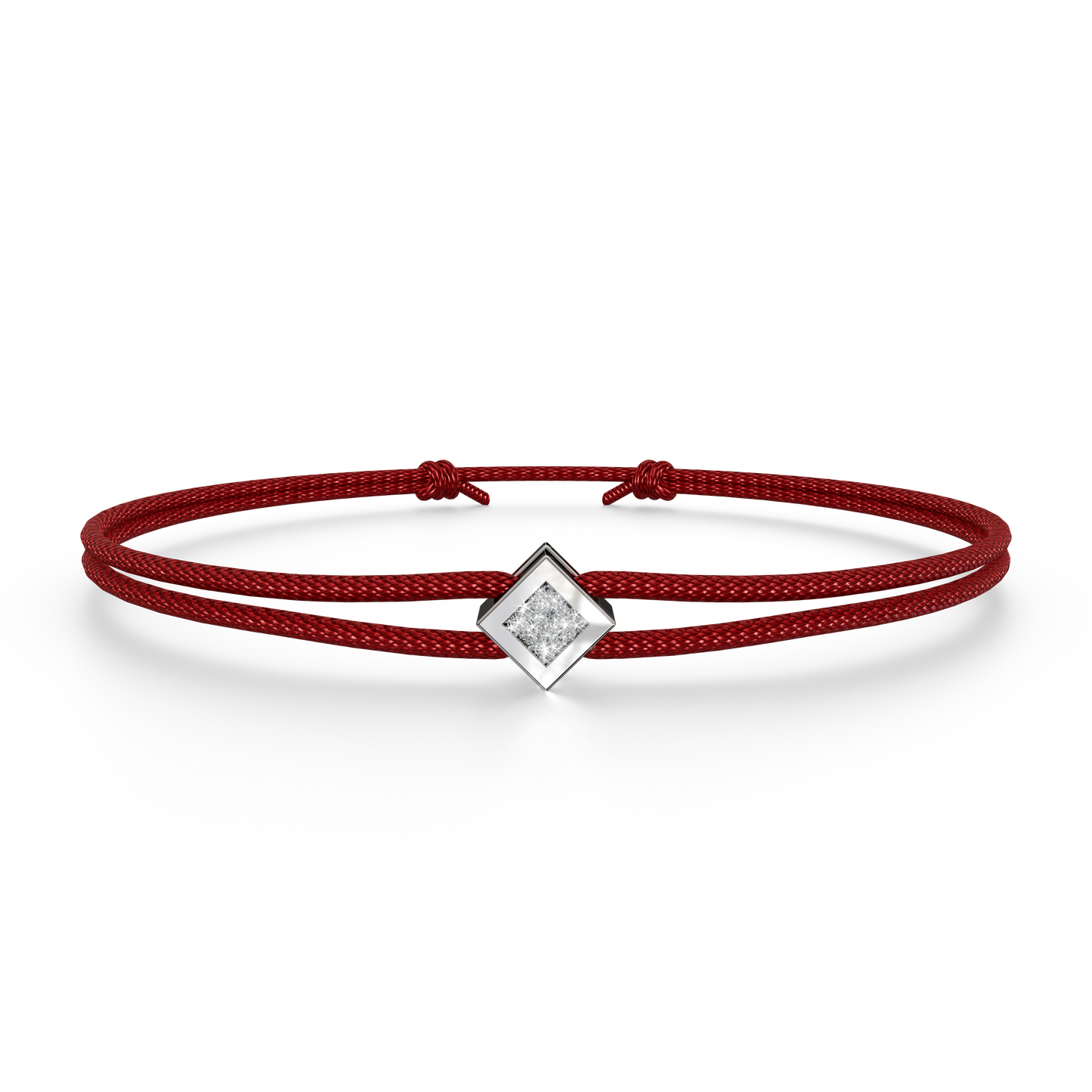 Bracelet Solitaire Osmium . Le Diamant N°2