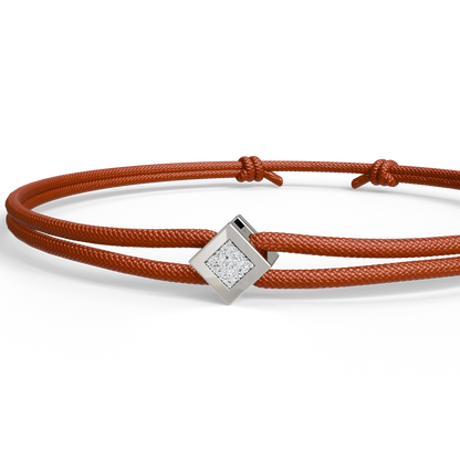 Bracelet Solitaire Osmium . Le Diamant N°2