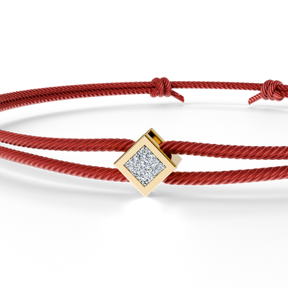 Bracelet Solitaire Osmium . Le Diamant N°2